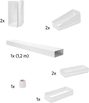 Set qarkullimi ajri Electrolux M2CKCF01C, për aspirator kuzhine, Bardhë