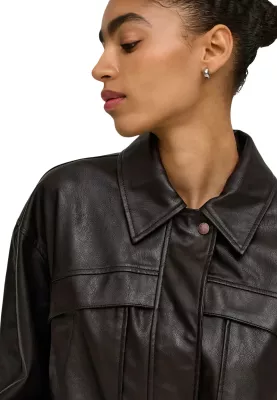 Jakne biker për femra Only ONLMELLE OTW 15373701, kafe e errët [Madhësia: S]