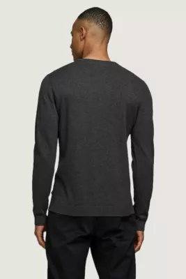 Xhemper për meshkuj Jack & Jones JJEBASIC 12137190, gri e errët [Madhësia: XL]