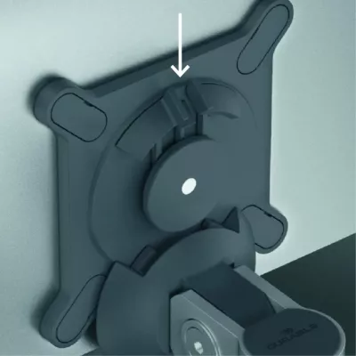 Mbajtëse muri për monitor Durable 509023 21-27\" VESA 75x75/100x100 deri 8 kg, argjendtë