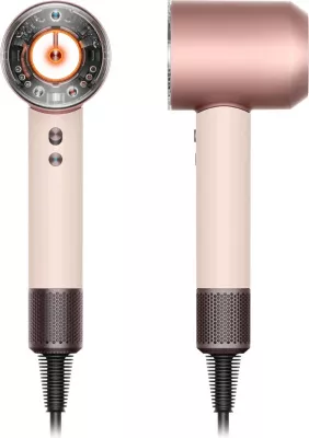 Tharëse flokësh Dyson Supersonic Nural HD16, 1600W, 5 aksesorë, Ceramic/Rose