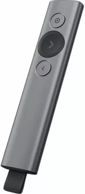 Telekomandë prezantimi Logitech Spotlight Plus 910-005166, Bluetooth/2.4GHz, rreze 30 m, USB-C, gri