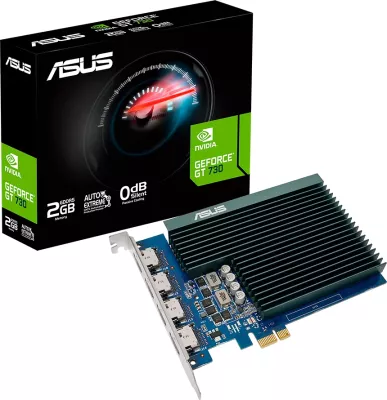 Kartë grafike ASUS GeForce GT 730 GT730-4H-SL-2GD5 2GB GDDR5, 4xHDMI, ftohje pasive