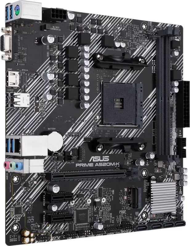 Pllakë amë ASUS PRIME A520M-K, Socket AM4, micro ATX