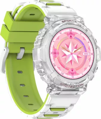 Smartwatch Moye Kronos Vibe 1.27\" LCD, thirrje Bluetooth, IP67, e bardhë