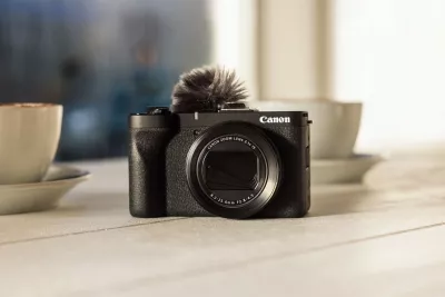 Kamerë kompakte Canon PowerShot V1, 4K, Wi-Fi, Bluetooth, e zezë