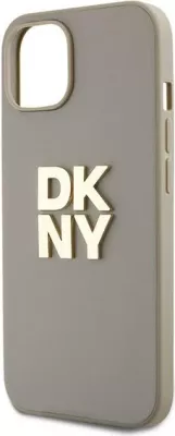 Mbështjellës DKNY Wrist Strap Stock Logo për iPhone 15/14/13, bezhë