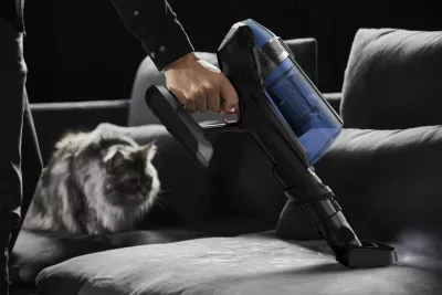Fshesë me korrent pa kabllo Rowenta X-Force Flex 12.60 Aqua RH98C0WO, blu/zezë