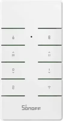 Telekomandë wireless SONOFF RM433R2 RF 433MHz, 8 butona, e bardhë