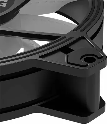 Ventilator kasë PC Modecom Volcano Apex 120 ARGB Reverse FAN-APEX-120R-ARGB-100 120mm PWM, i zi