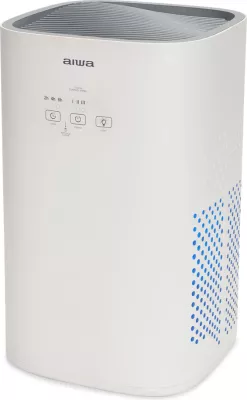 Pastrues ajri AIWA PA-100, HEPA H13 + jonizues, CADR 140 m³/h, për dhomë 16.8 m², 30 W, i bardhë