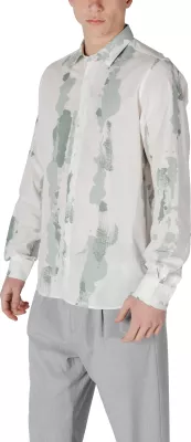 Këmishë me mëngë të gjata për meshkuj Antony Morato Barcelona MMSL00614-FA430644, e gjelbër [Madhësia: 44]