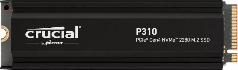 SSD M.2 Crucial P310 1TB, NVMe PCIe Gen4, me heatsink