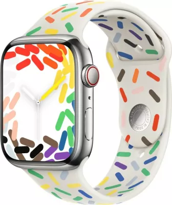 Bandë Apple 45mm Pride Edition SportBand S/M, Multikolor