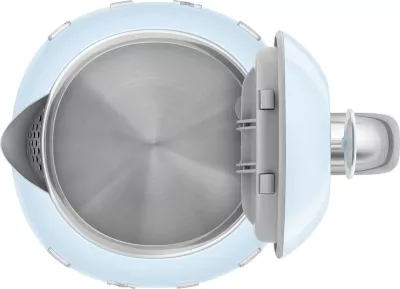Ibrik elektrik SMEG KLF05PBEU mini, 1400W, 0.8L, kaltër