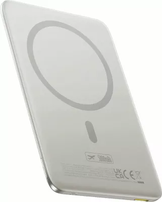 Powerbank Baseus PicoGo AM41 5000mAh 20W MagSafe/Qi ultra-slim me kabllo USB-C 60W 30cm, titanium