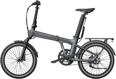 Biçikletë elektrike palosëse A DECE OASIS (ADO) Air 20 Ultra V2026, 250W, bateri 37V 10Ah, 20\", deri 100 km, gri