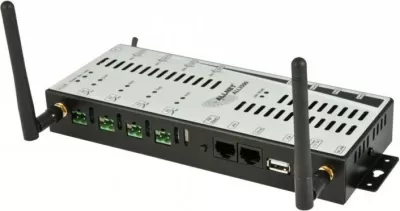 Pajisje automatizimi shtëpiak ALLNET ALL3500, 2.4 GHz, Wired & Wireless, Fast Ethernet, 802.11b, 802.11g, Wi-Fi 4 (802.11n), E zezë, Gri
