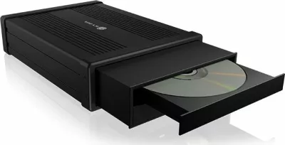 Kasë e jashtme për drive Icy Box IB-525-U3 5.25\" SATA III USB 3.2 Gen 1/eSATA Hot-swap, e zezë
