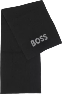 Shall për meshkuj BOSS Elios_Scarf 10274288 01 50548785, i zi