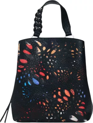 Çantë shpine Desigual BACK_NOTUS PRINT SUMY MIN 26WAKP25, e zezë