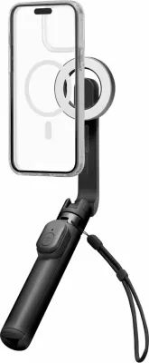 Selfie stick Spigen S571W me MagSafe, Bluetooth, tripod, e zezë