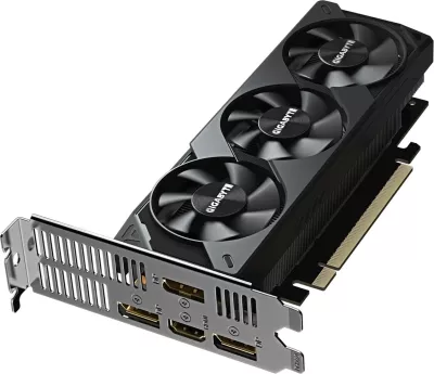 Kartelë grafike Gigabyte GeForce RTX 5060 OC Low Profile 8G, 8 GB GDDR7, PCI-E 5.0, E zezë