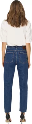 Xhinse për femra Only ONLEMILY HW ST RAW CR AN MAE05 NOOS, blu të errëta denim [Madhësia: W32 L34]