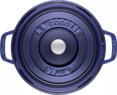 Tenxhere Staub La Cocotte 26cm, gize, smalt, kaltër