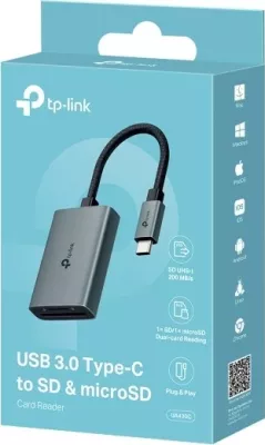 Lexues kartash TP-Link UA430C, USB 3.2 Gen 1, Type-C, Gri