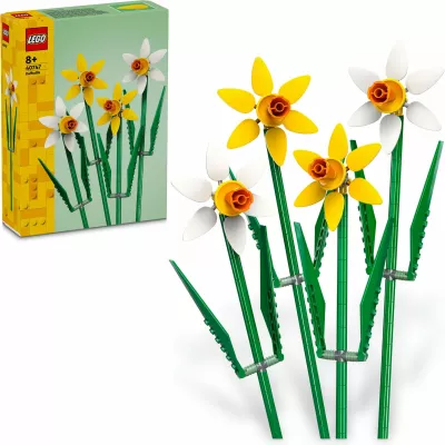 Set ndërtimi LEGO Daffodils, 216 copë, shumëngjyrësh