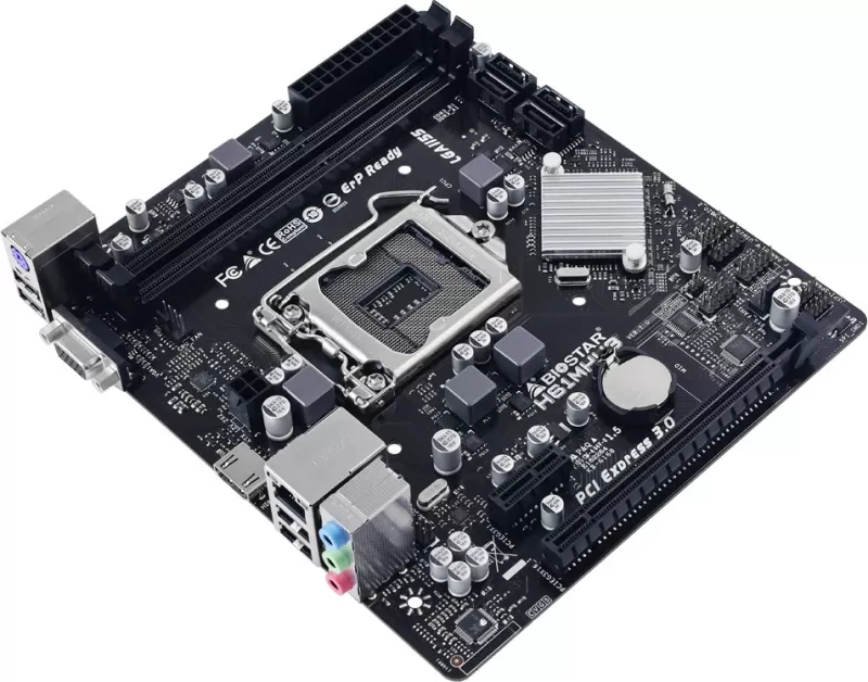 Pllakë amë Biostar H61MHV3, Intel, LGA 1155, DDR3, micro ATX
