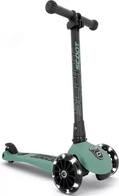Trotinet Scoot and Ride Highwaykick 3 LED - Forest