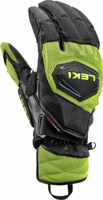 Dorëza skijimi Leki WCR Venom GS 3D Lobster, madhësia 9.5, e zezë/jeshile neon