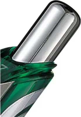 stilolaps me xhel, Pentel EnerGel BL77-DO BL77DO, shkrim i butë, tharje e shpejtë, mekanizëm me shtypje, kapëse metalike, dorezë gome, jeshile