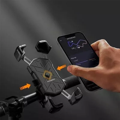 Mbajtëse telefoni për biçikletë Rockbros 25210030001, e zezë