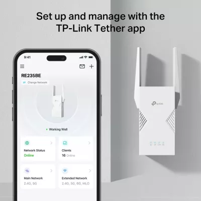 Përsëritës rrjeti TP-Link RE235BE, 2500 Mbit/s, i bardhë