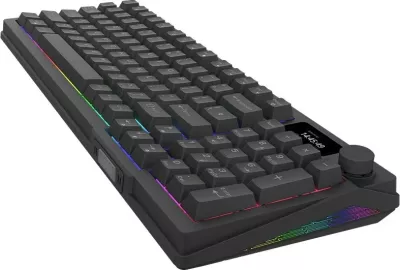 Tastierë mekanike Aqirys Atria, 96%, 95 taste, RGB, me kabllo, e zezë