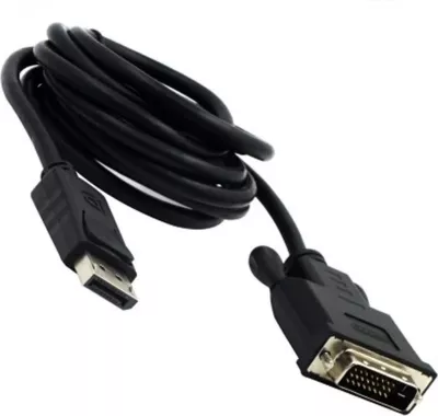 Kabllo Unitek DisplayPort në DVI, 1.8m, e zeza