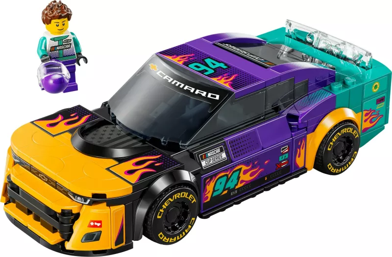 Set ndërtimi LEGO NASCAR Next Gen Chevrolet Camaro ZL1, 328 copë, shumëngjyrësh