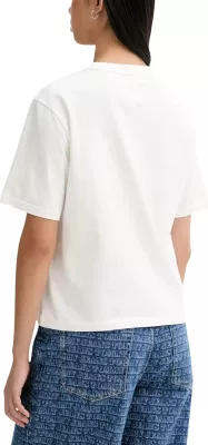 Maicë për femra Tommy Hilfiger Jeans TJW BXY BADGE TEE EX DW0DW22202, e bardhë [Madhësia: L]