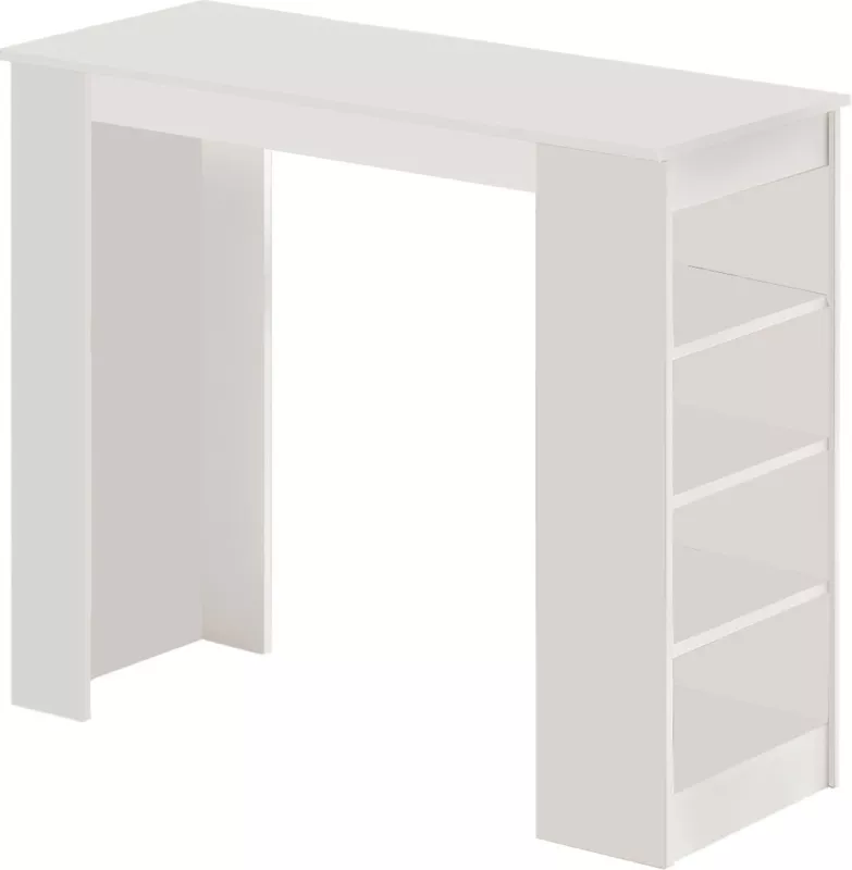 Tavolinë për bar, ngjyrë e bardhë, Hanah Home, St1-W