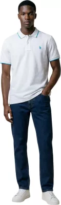 Maicë polo për meshkuj U.S. Polo Assn. US43 197027, e bardhë [Madhësia: XXL]