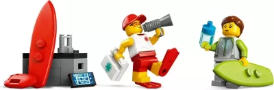 Set LEGO City 60453, Kamion shpëtimi plazhi, 2 minifigura