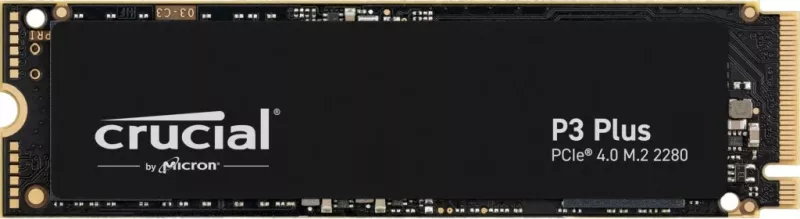 SSD Crucial P3 Plus, 2 TB, M.2, 5000 MB/s