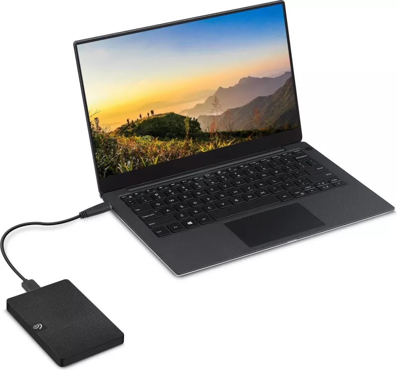 Disk i jashtëm Seagate Expansion Portable, 1TB, i zi
