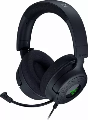 Kufje gaming Razer Kraken V4 X RZ04-05180100-R3M1, 7.1, USB/USB-C, me mikrofon, RGB, të zeza