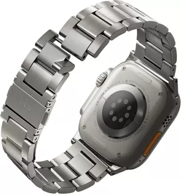 Rrip çeliku inox për Apple Watch UNIQ Osta, 42/44/45/49mm, Argjend