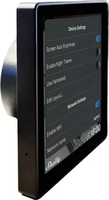 Display muri Shelly, Wireless, Touch, 10.2 cm, e zezë