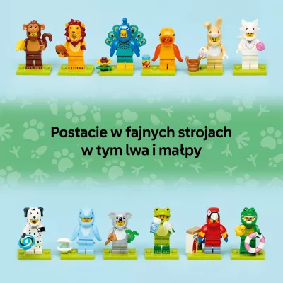 Minifigurë koleksionuese LEGO Minifigures Series 28 Animals 71051, mystery box (1 copë)